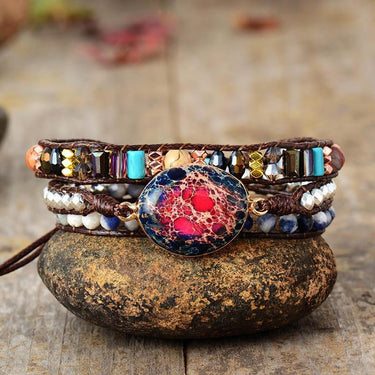Fire Jasper Love Wrap Bracelet-Your Soul Place